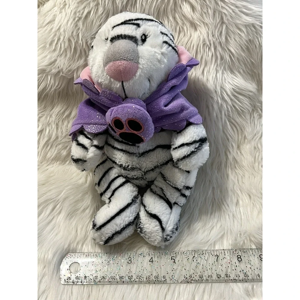 Fiesta Blanket Babies White Tiger Swaddle Wrap Stuffed Animal 11